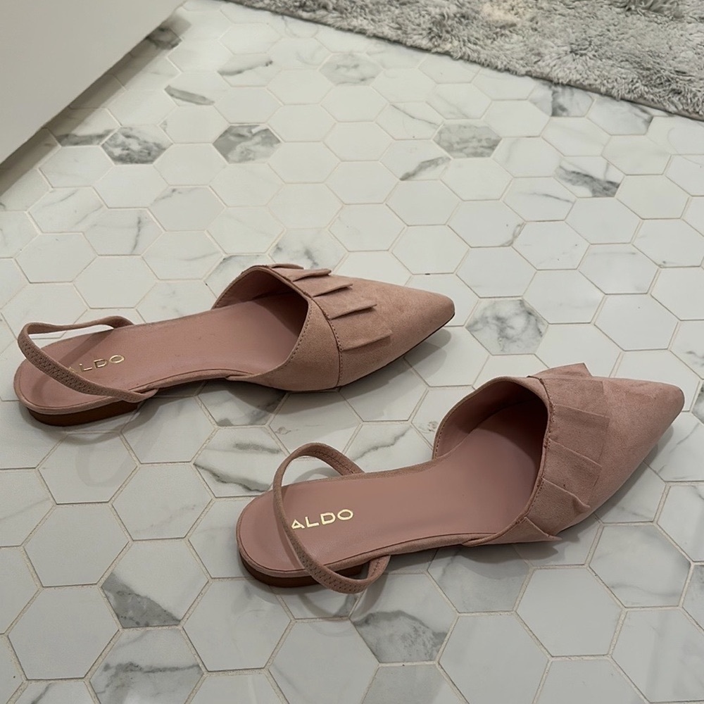 Pink Aldo Flats Size 8